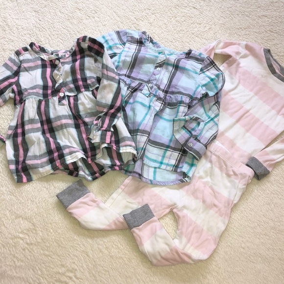 Other - Girl BUNDLE LOT pajamas and long sleeve tops